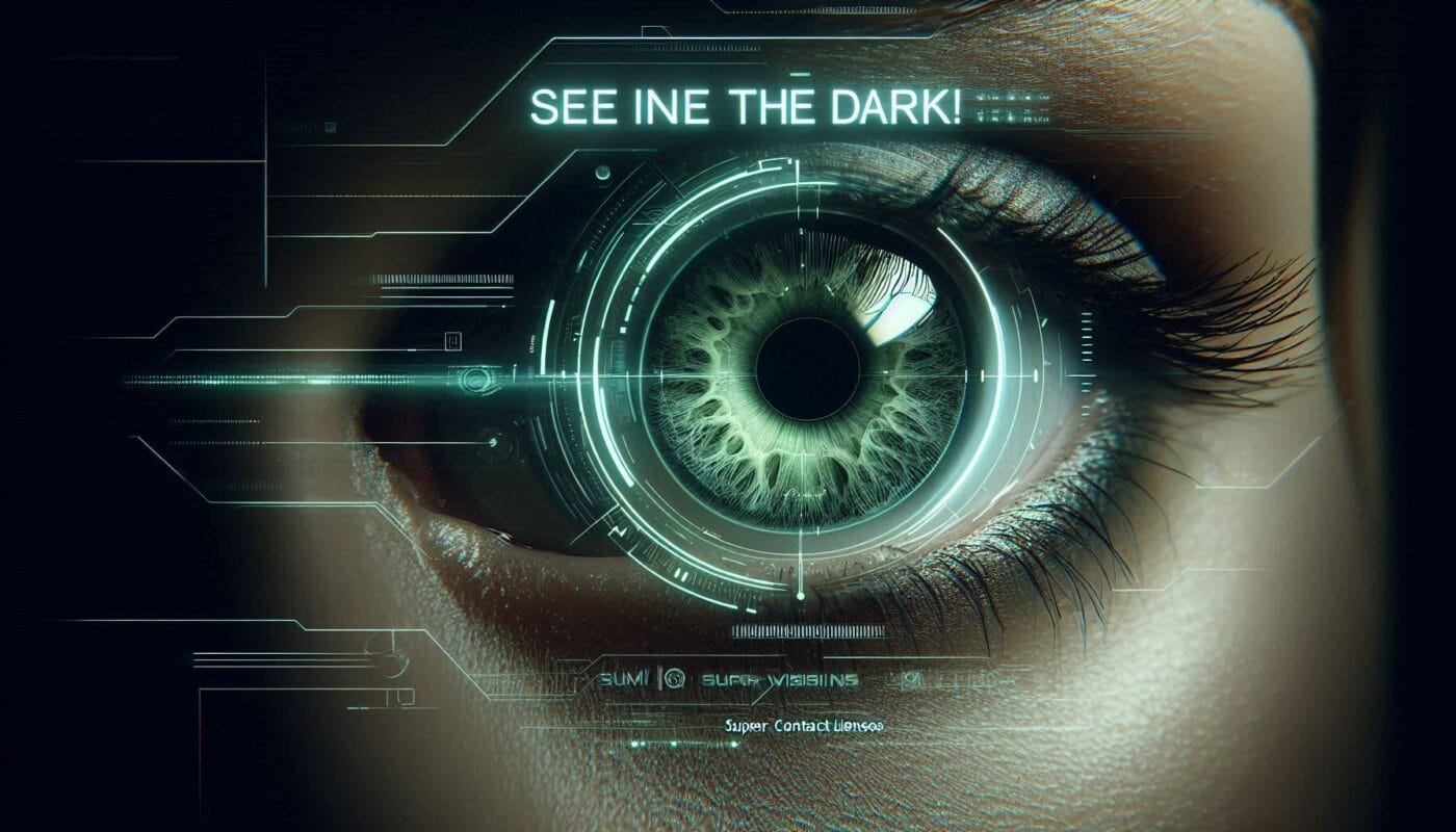 Smart Contact Lenses for Night Vision